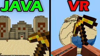 Differences between Minecraft VR version and JAVA version (2)