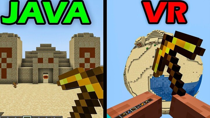 Sự khác biệt giữa phiên bản Minecraft VR và phiên bản JAVA (2)