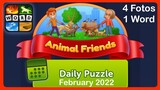 4 Pics 1 Word - Animal Friends - February 2022 - Answers Daily Puzzle + Bonus Puzzle