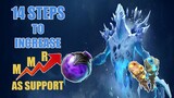 14 Steps to increase rank as support