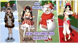 NEW UPDATE! New Christmas Costumes and Hairstyles | Sakura School Simulator Chinese Version
