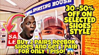 BUY 2 ANY REEBOK SHOES AND GET 1 PAIR FOR ONKY 1 PISO? + 30% OFF ON SELECTED SHOES