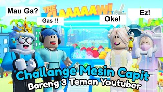 Aku Kasih Challange 3 Temen Youtuber Roblox Untuk Dapat Huge Pet Dari Mesin Capit - Pet Simulator X