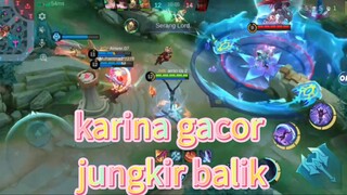 karina membantai MLBB