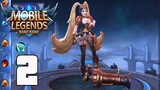 Mobile Legends - Gameplay Walkthrough part 2 - Layla Ranked Game(iOS, Android)