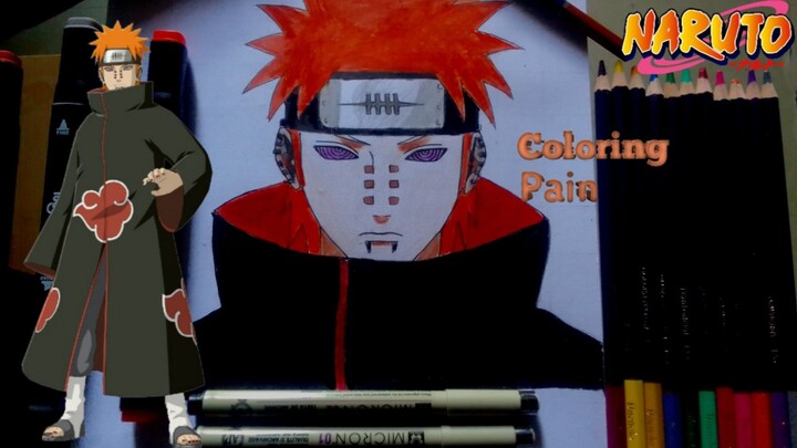 Tutorial Coloring Pain ( Anime ) Naruto