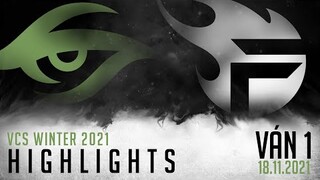 Highlight TS vs TF [VÁN 1][VCS Mùa Đông 2021][Tuần 1 - 18.11.2021]