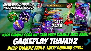 META BARU❗CARA MAIN THAMUZ TERBARU + USER THAMUZ AUTO WIN❗BUILD THAMUZ TERSAKIT 2024❗GAMEPLAY THAMUZ