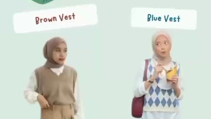 Brown Vest vs Blue Vest