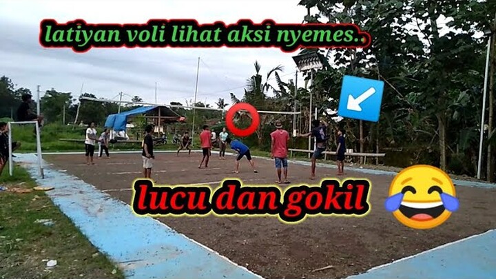 latiyan voli antar desa lucu dan kocak banget !! auto ngakak 😂😂