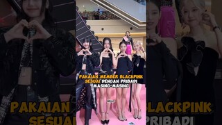 Pakaian member #blackpink sesuai dengan pribadi masing-masing #shorts #kpop