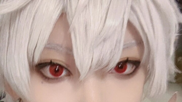 【】Cos imitasi makeup】Ge Ye cos makeup face record【】