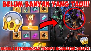 CARA DAPATKAN BUNDLE INCUBATOR NETHERWORLD TROOPS FREE FIRE GRATIS TERBARU 2021 - GARENA FREE FIRE!!