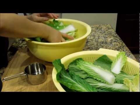Korean Instant Kimchi made with Baby Napa Cabbage (풋배추 겉절이) Vegan & Gluten Free Recipe