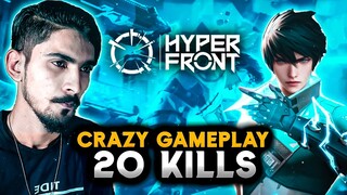 20 KILLS 🔥 CRAZY GAMEPLAY | Hyper Front | Hyper Front Gameplay| AXED GAMING.