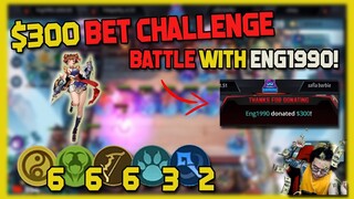 300$ CHALLENGE WITH ENG1990 ! - Mobile Legends Bang Bang