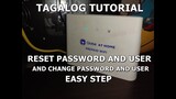 GLOBE AT HOME WIFI RESET USER AND PASSWORD MODEM. AND  CHANGE USER AND PASSWORD (TUTORIAL TAGALOG)