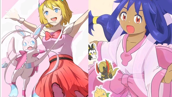 Koleksi evolusi Pokémon Serena dan Iris