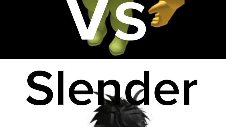 slender vs Buff noob (don't hate)