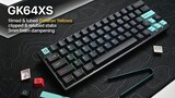 Modded 60% GK64XS Custom Keyboard Build | Gateron Yellows & GMK Metropolis Keycaps Typing Sounds
