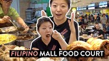 This FILIPINO MALL Food Court is CRAZY 😳! Manila Malls Food Tour