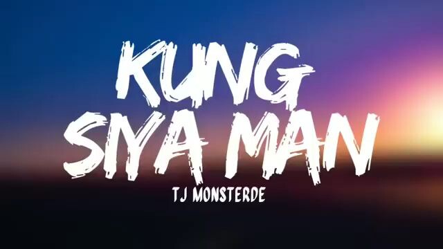 Kung Siya man  cover by: TJ Monterde               follow my fb page po       Joshua Villamor Dalaga