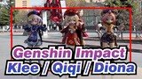 [MMD Genshin Impact] Pico Pico Tokyo / Klee, Qiqi dan Diona Sedang Berdansa Di LZUFE