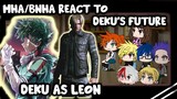 MHA react to Deku's future (Deku as Leon Kennedy) || Gacha Club ||