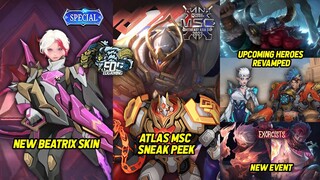 Eudora, Franco, X-Borg Revamped is Coming, Atlas MSC Sneak Peek & More | MLBB Upcoming New Update