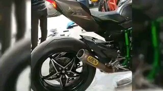 Suara MOGE H2 Kawasaki emang mantep ..