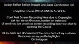 Jordan Belfort Belfort Straight Line Sales Certification 4.0 Course Download