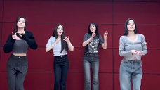 Zhou Ziyu, Mingjing Nan, Park Shien, and Shen Zirun's "Fancy" dance challenge