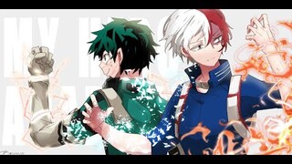 「AMV」- 「Nightcore」 - Something Just Like This / Midoriya Izuku vs Todoroki Shouto