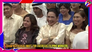 President Duterte in ‘Araw ng Pasasalamat’ for Overseas Filipino Workers