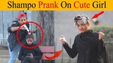 shampoo prank On Cute Girl - Epic Reaction 😂 😂