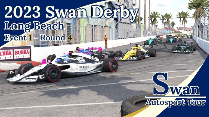 2023 Swan Derby from Long Beach・Round 4・The Swan Autosport Tour on AMS2