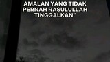 salah satu amalan yang tidak pernah Rasulullah tinggalkan 😊