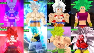 New DBZ TTT MOD PSP ISO With New Goku, Beerus, Kid Jiren And Bardock Download