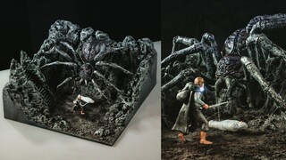 How to make Giant Spider Attack / Lord of the Rings / Hobbit / Diorama