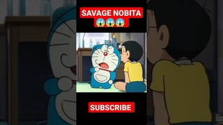 Nobita's Savage reply 😎 and Gian Shocked 😱 || DORAEMON || #doraemon #savage #thuglife #shorts