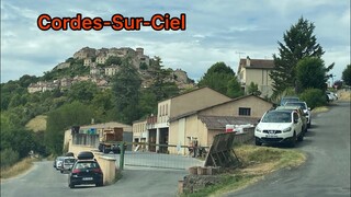 Cordes-Sur-Ciel | Belle route de Cordes-Sur-Ciel | voyage en France | la campagne de France