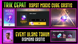 BOCORAN FF !! HARI SPECIAL CARA CEPAT MENDAPATKAN MAGIC CUBE GRATIS & KLAIM HADIAH GRATISAN LAINNYA