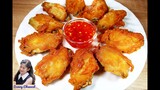 ปีกไก่คาราอะเกะ : Chicken wings Karaage l Sunny Thai Food