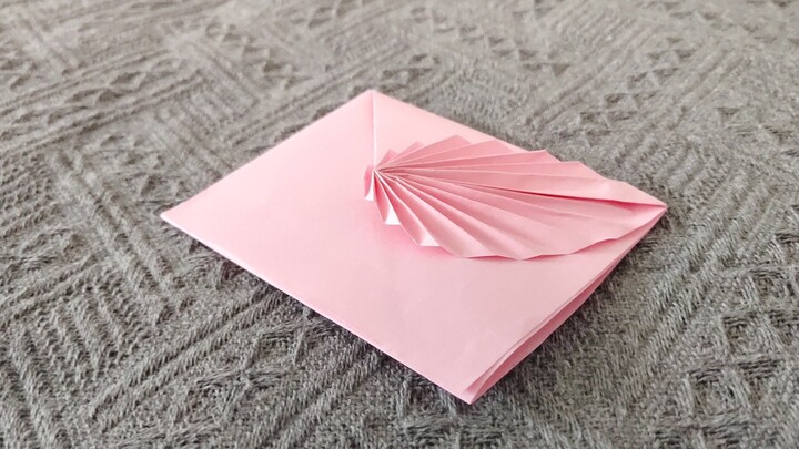 [Hướng dẫn gấp giấy origami] Có thể hoàn thành chiếc phong bì lá tươi và đẹp trong vài bước đơn giản
