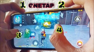 Realme narzo 20pro free fire gameplay test 4 finger handcam m1887 onetap headshot SD860 CPU smoothaf