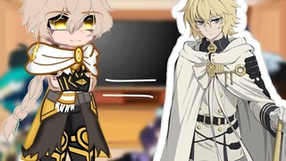 🤍Genshin impact reacts to aether as mikaela//•Xiao_short•//gacha club//no ships