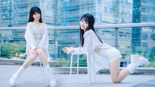 一号心动奶甜妹妹～夏日天台扭跨舞！