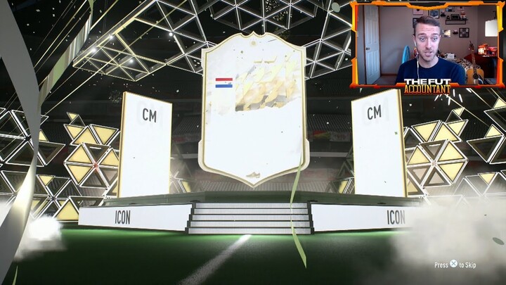 the journey of opening a Mid Icon SBC in FIFA 22