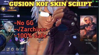 Gusion KOF Skin Script FULL EFFECT | NO ERROR | NO STUCK | MOBILE LEGENDS