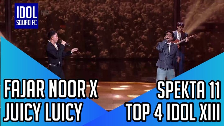 FAJAR NOOR X JUICY LUICY - TANPA TERGESA | SPEKTAKULER SHOW 11 INDONESIAN IDOL XIII |
